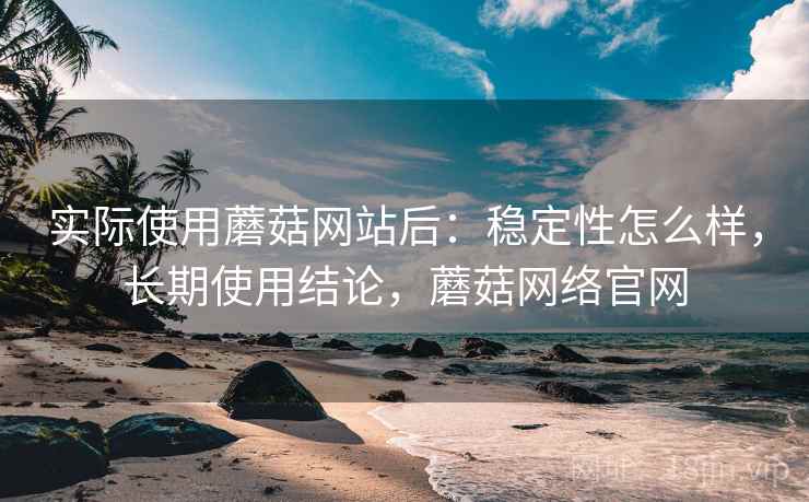 实际使用蘑菇网站后：稳定性怎么样，长期使用结论，蘑菇网络官网