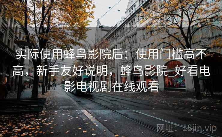 实际使用蜂鸟影院后：使用门槛高不高，新手友好说明，蜂鸟影院_好看电影电视剧在线观看