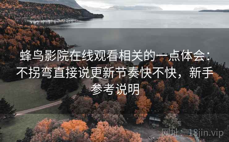 蜂鸟影院在线观看相关的一点体会：不拐弯直接说更新节奏快不快，新手参考说明